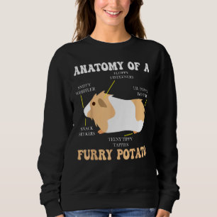Sudadera Anatomía de un conejillo de indias de patata pelud