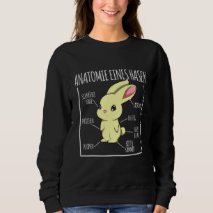 Sudadera Anatomía De Un Conejo