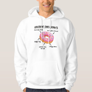 Sudadera Anatomía De Un Donut Dulce Delicioso Donut