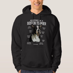 Sudadera Anatomía de un perro Boston Terrier regalo diverti