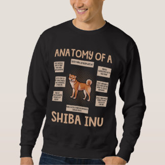 Sudadera Anatomía De Un Regalo De Cachorro Shiba Inu Gracio