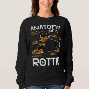 Sudadera Anatomía De Un Rottweiler Rottie