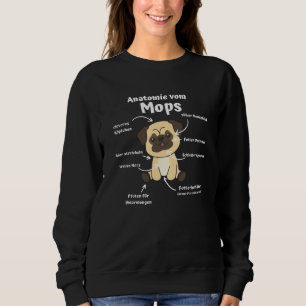 Sudadera Anatomía De Un Tejido Dulce Perros Graciosos