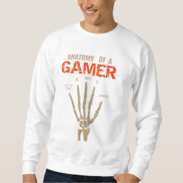 Sudadera Anatomía de una camiseta de teclado de mano con es