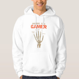 Sudadera Anatomía de una camiseta de teclado de mano con es