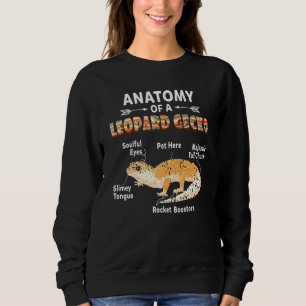 Sudadera Anatomía De Una Madre Reptile Gecko De Leopardo