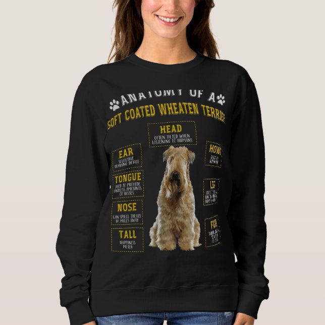 Sudadera Anatomía Llanta Recubierta Blanda Terrier Para Muj (Anverso)