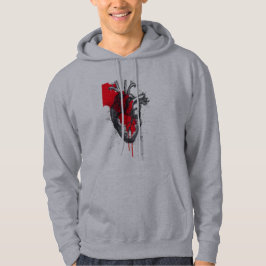 Sudadera Anatomical Heart Sketch Trash Polka Art Hoodie