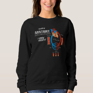 Sudadera Anatomy Documentaries Human Men Women Skeleton Med