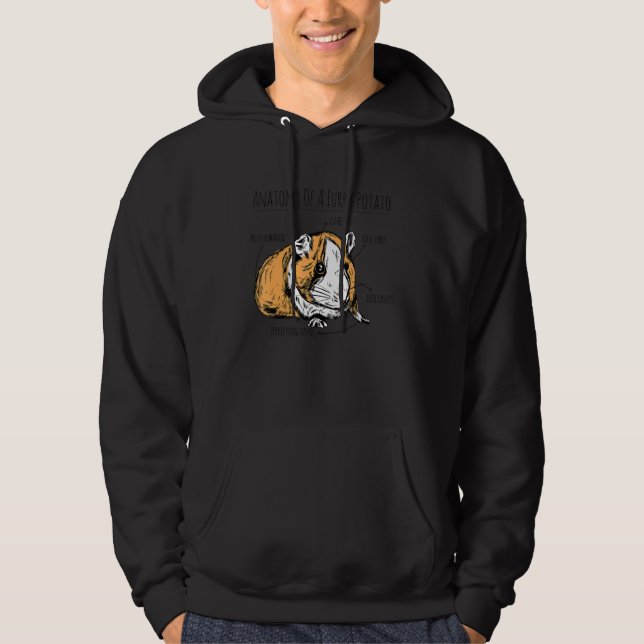 Sudadera Anatomy Of A Furry Potatoe Graphic Owner Pet Cavy  (Anverso)