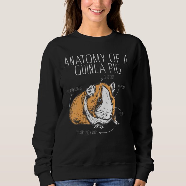 Sudadera Anatomy of a Guinea Pig (Anverso)