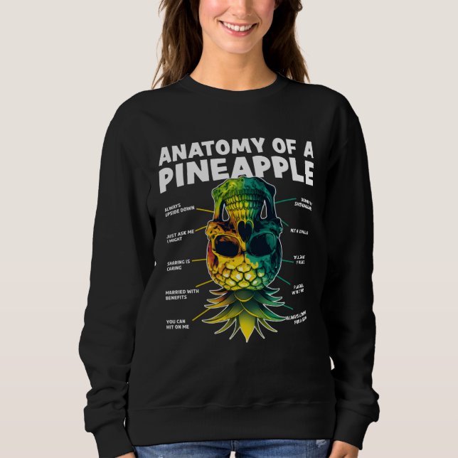 Sudadera Anatomy of a Pineapple Upside Down Pineapple Swing (Anverso)