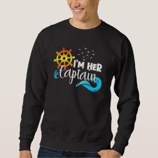 Sudadera Anchor Captain Couple Cruise Valentine's Day Match