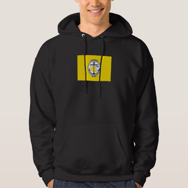 Sudadera Anchorage Alaska Flag (Anverso)