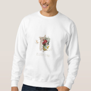 Sudadera Anciano Emo Divertido Goth Mayor Gótico Cottagecor