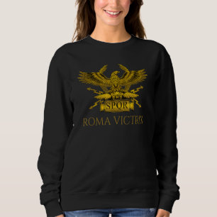 Sudadera Anciano Motto Romano Victrix Spqr Latino La
