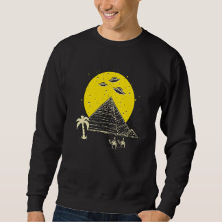 Sudadera Ancient Astronaut Egyptian Pyramid UFO Conspiracy 