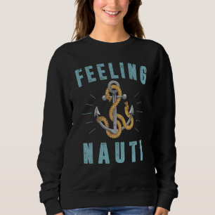 Sudadera Ancla de barco de vela sintiendo Nauti Náutico Cap