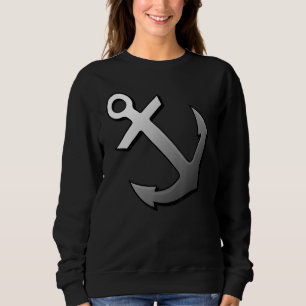 Sudadera Ancla naval barco ancla barco ancla mar costa