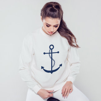 Sudadera Anclaje azul