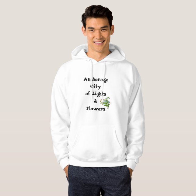 Sudadera Anclaje Ciudad de Luces y Flores (Anverso completo)