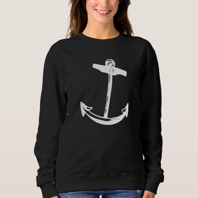 Sudadera Anclaje de barco antiguo (Anverso)