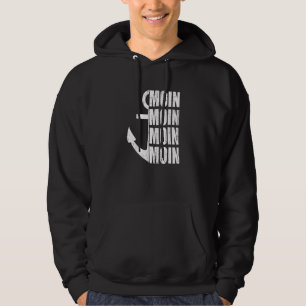Sudadera Anclaje de la Luna Mar Báltico Norte Costa de Hamb
