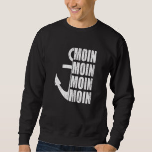 Sudadera Anclaje de la Luna Mar Báltico Norte Costa de Hamb
