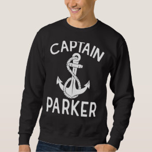 Sudadera Anclaje del barco de barco capitán Parker