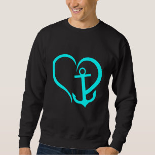 Sudadera Anclaje Náutico Preppy Para Barcos Marinos Y Yach