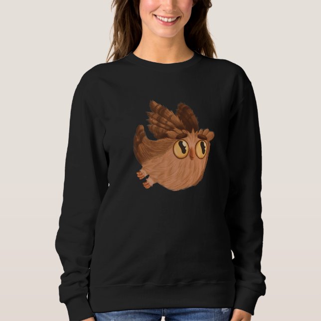 Sudadera And Cute Papa Owl (Anverso)