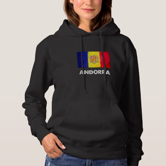 Sudadera Andorra Flag  Andorran  1 (Anverso)