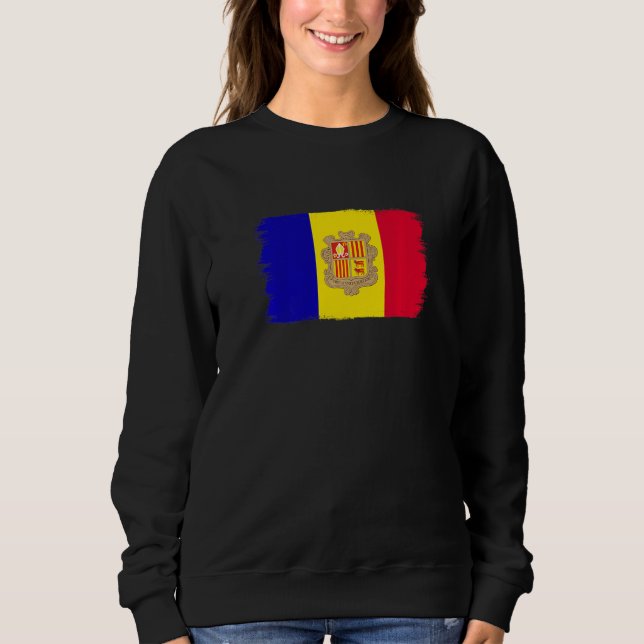 Sudadera Andorran Flag Andorra (Anverso)