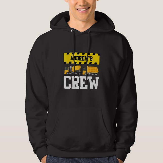 Sudadera Andrew Construction Crew Personalizado Dumptruck D (Anverso)