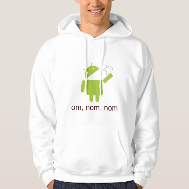 Sudadera androide > manzana (sudadera con capucha ligera) (Anverso)