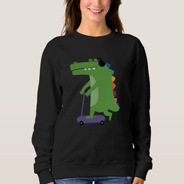 Sudadera Andy Westface Croco Scooter Graphic (Anverso)
