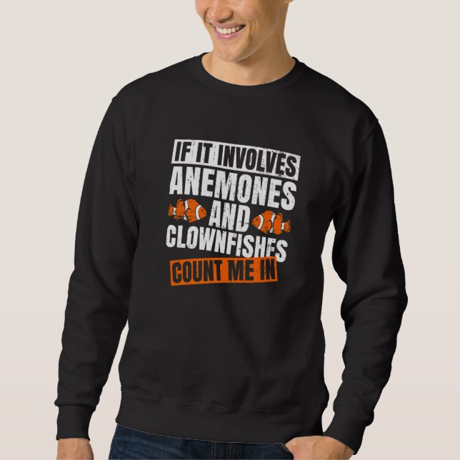 Sudadera Anemone Clownfish Cita para un pez globo (Anverso)
