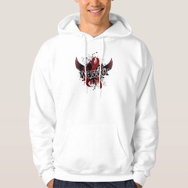 Sudadera Aneurysm del cerebro del guerrero 16 (Anverso)