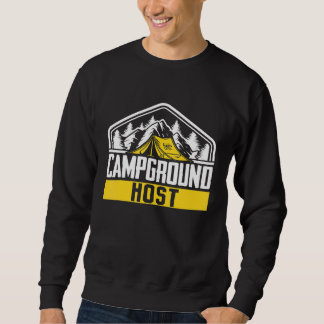 Sudadera Anfitrión de campamento de carpas al aire libre