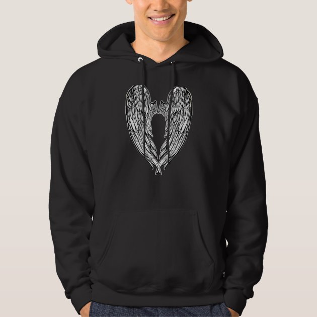 Sudadera ngel Alas En La Espalda Zazzle.es