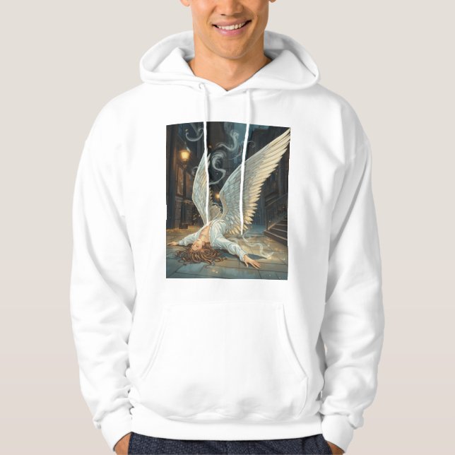Sudadera ángel caído (Anverso)