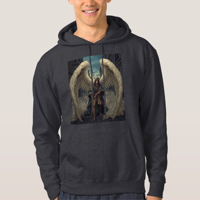 Sudadera ángel caído (Anverso)