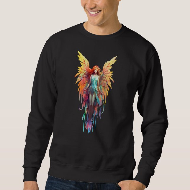 Sudadera Ángel de fuego (Anverso)