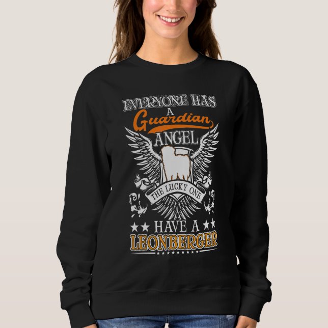 Sudadera Ángel de la Guarda Leonberger (Anverso)