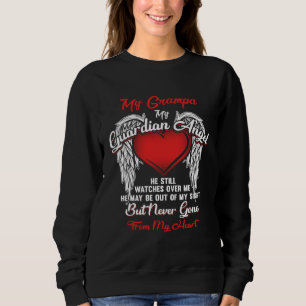 Sudadera Ángel de la Guarda Mi Abuelo Navidad Él Vela Por