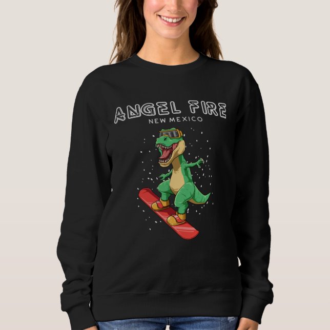 Sudadera Angel Fire New Mexico  Rex Snowboard (Anverso)