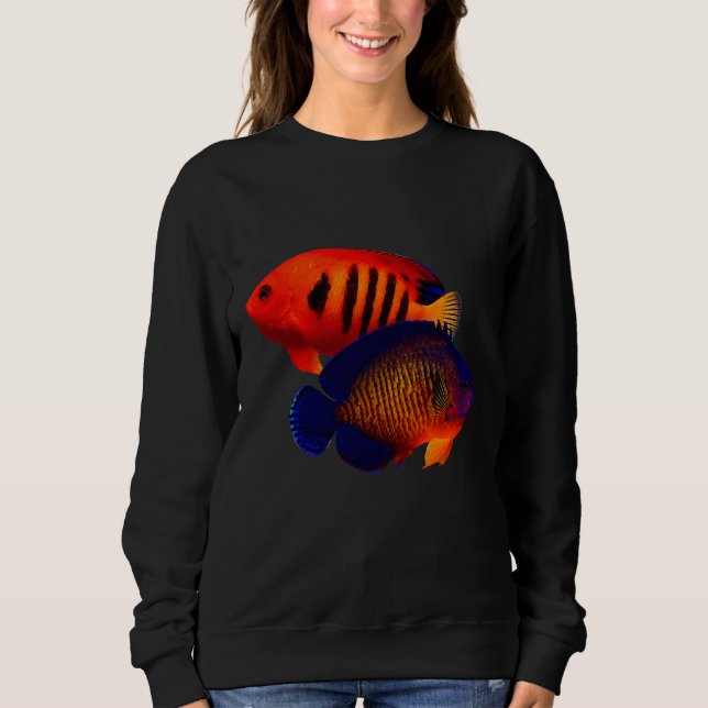 Sudadera Angel Fish Coral Beauty Reef Saltwater Fish Tank (Anverso)
