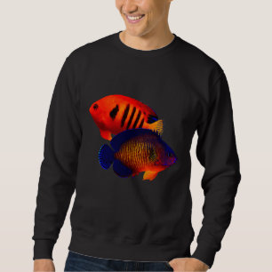 Sudadera Angel Fish Coral Beauty Reef Saltwater Fish Tank