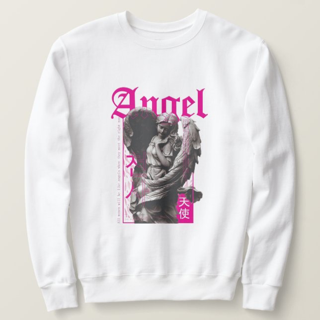 Sudadera Angel Guardian” Streetwear Tee (Anverso del diseño)