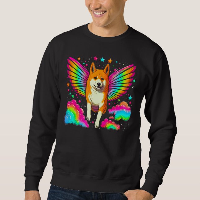 Sudadera Angel Heaven Shiba Inu Dog (Anverso)